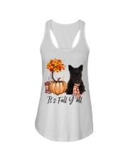 It is Fall - Scottish Terrier Ladies Flowy Tank tile