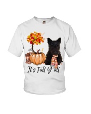 It is Fall - Scottish Terrier Youth T-Shirt tile