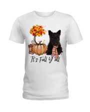 It is Fall - Scottish Terrier Ladies T-Shirt tile