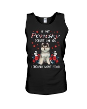 Either - Pomsky Unisex Tank tile