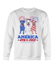 American Independence Day Boxer Crewneck Sweatshirt tile