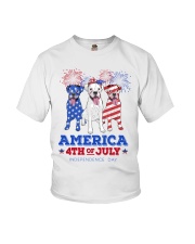 American Independence Day Boxer Youth T-Shirt tile