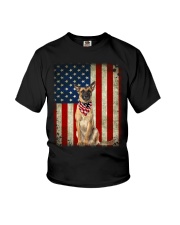 Belgian Malinois - American Flag Youth T-Shirt tile