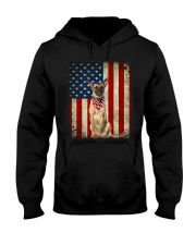 Belgian Malinois - American Flag Hooded Sweatshirt tile