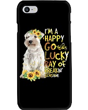 I Am Happy Go Lucky Miniature Schnauzer 1 Phone Case tile