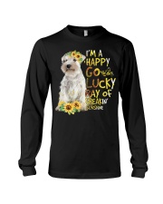 I Am Happy Go Lucky Miniature Schnauzer 1 Long Sleeve Tee tile