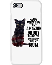 Father Day - Black Cat Phone Case tile