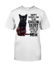 Father Day - Black Cat Classic T-Shirt tile