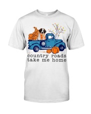 156 Country Roads Saint Bernard Classic T-Shirt front