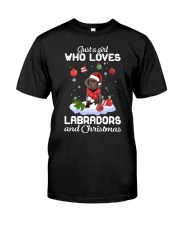Just A Girl - CHOCOLATE Labrador Premium Fit Mens Tee tile