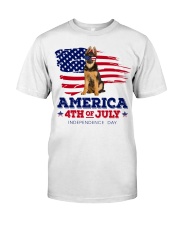 American 4th july - German Shepherd Classic T-Shirt front