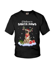 Santa Reindeer - Belgian Malinois Youth T-Shirt tile
