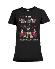 Either - Chihuahua Premium Fit Ladies Tee tile