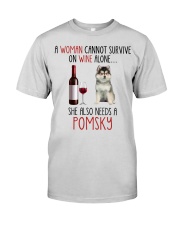 She Also Needs - Pomsky Premium Fit Mens Tee tile