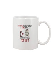 She Also Needs - Pomsky Mug tile