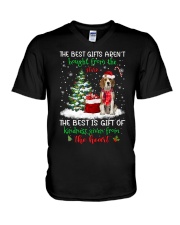 Kindness - Beagle V-Neck T-Shirt tile