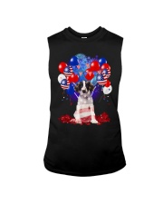 4th July American - English Springer Spaniel Sleeveless Tee tile