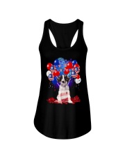 4th July American - English Springer Spaniel Ladies Flowy Tank tile