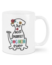most purrfect dog mom dog shape Mugs tile