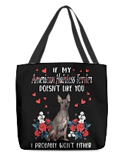 Either - American Hairless Terrier All-Over Tote tile
