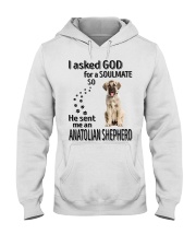 Canine Soulmate - Anatolian Shepherd Hooded Sweatshirt tile