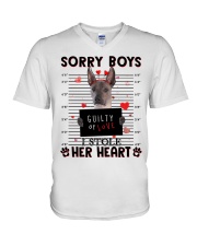 Stole - Xoloitzcuintli V-Neck T-Shirt tile