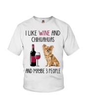 Three People - Long-haired Tan Chihuahua Youth T-Shirt tile