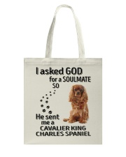 Canine Soulmate - Cavalier King Charles Spaniel 4 Tote Bag tile