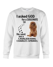 Canine Soulmate - Cavalier King Charles Spaniel 4 Crewneck Sweatshirt tile