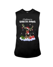 Santa Reindeer - Australian Kelpie Sleeveless Tee tile