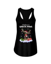 Santa Reindeer - Australian Kelpie Ladies Flowy Tank tile