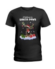 Santa Reindeer - Australian Kelpie Ladies T-Shirt tile