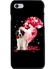 Valentine Balloon - Saint Bernard Phone Case tile