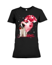 Valentine Balloon - Saint Bernard Premium Fit Ladies Tee tile