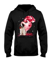 Valentine Balloon - Saint Bernard Hooded Sweatshirt tile