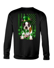 Lucky Flag - BRINDLE Boston Terrier Crewneck Sweatshirt tile