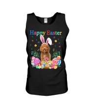 Happy Easter - RED Labradoodle Unisex Tank tile