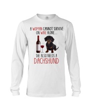 She Also Needs - Dachshund Long Sleeve Tee tile