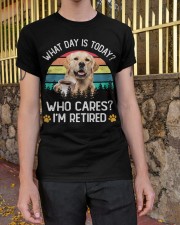 Retired - Golden Retriever 2 Classic T-Shirt apparel-classic-tshirt-lifestyle-21
