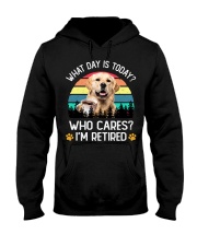 Retired - Golden Retriever 2 Hooded Sweatshirt tile