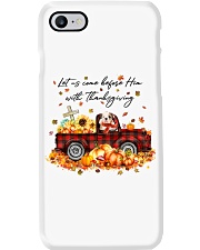 Thanksgiving - old english bulldog 1 Phone Case tile