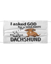 Canine Soulmate - RED Dachshund Mask tile