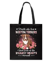 Biggest - RED Boston Terrier Tote Bag tile