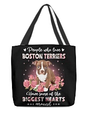 Biggest - RED Boston Terrier All-Over Tote tile