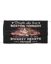Biggest - RED Boston Terrier Mask tile