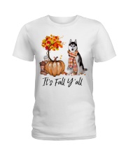It is Fall - husky 2 Ladies T-Shirt tile