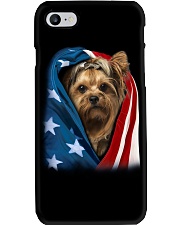American flag - Yorkshire Terrier Phone Case tile