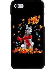 Flying Scarf - Alaskan Klee Kai Phone Case tile