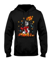Flying Scarf - Alaskan Klee Kai Hooded Sweatshirt tile
