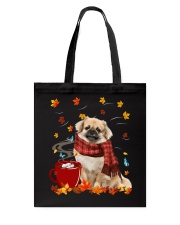 Hot Chocolate - Tibetan Spaniel Tote Bag tile